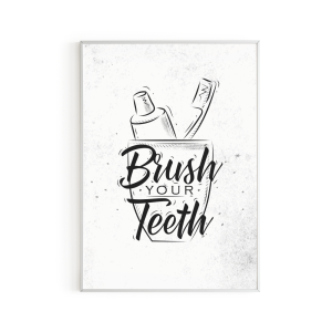 Brush your teeth white