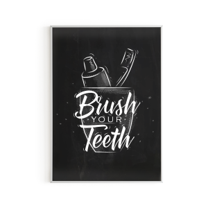 Brush your teeth black