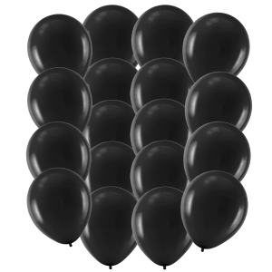 balony czarne
